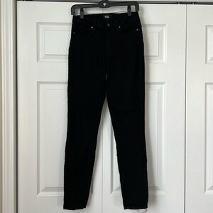 Paige Black Denim Skinny Jeans‎ High Rise Comfort Stretch Classic Size 27
